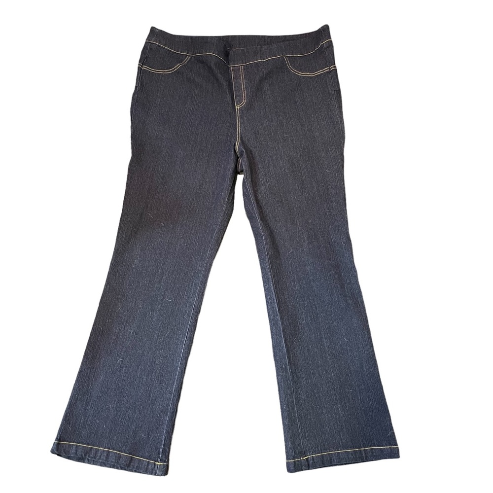 STRETCH DARK BLUE WOMENS JEANS Size 2X/2T Straight Leg